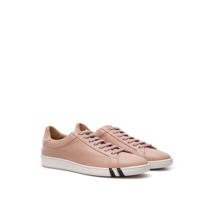 Pink Leather Sneakers - Premium Italian Craftsmanship