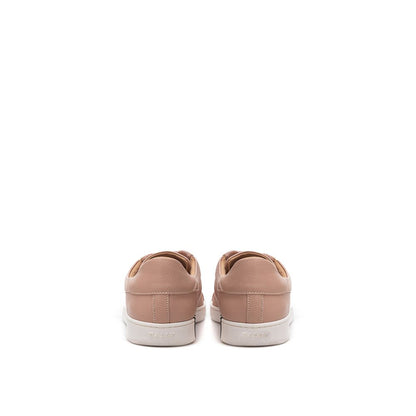 Pink Leather Sneakers - Premium Italian Craftsmanship