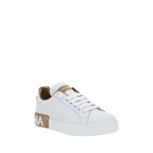 Calfskin Portofino Sneakers - White Low-Top Designer Footwear