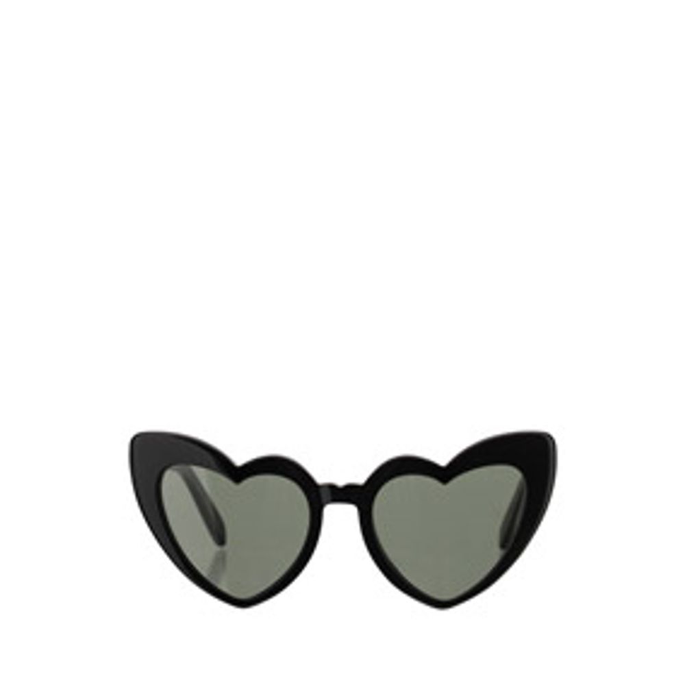 LouLou Heart-Shaped Sunglasses in Bright Red