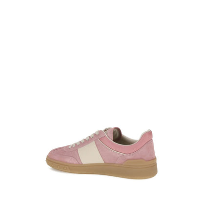 Upvillage Leather Sneakers with Stud Detail - Women's Designer Low Tops