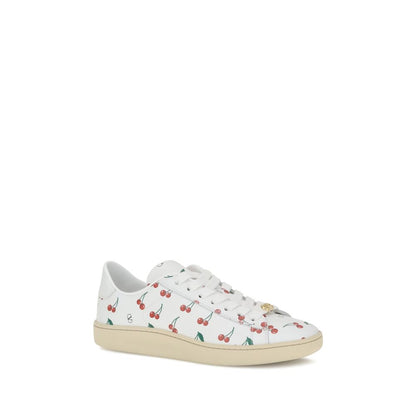Royco Cherryfic Leather Sneakers - Women's Designer Low-Top Shoes
