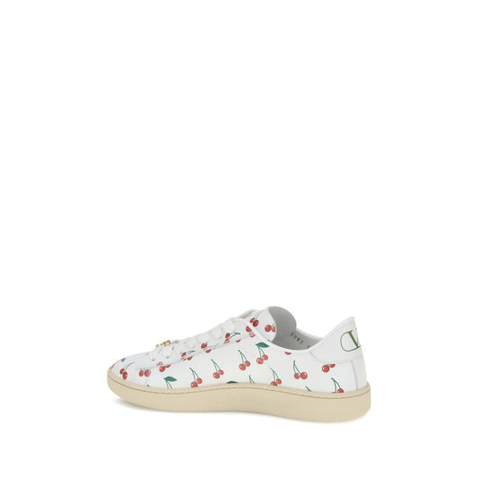 Royco Cherryfic Leather Sneakers - Women's Designer Low-Top Shoes