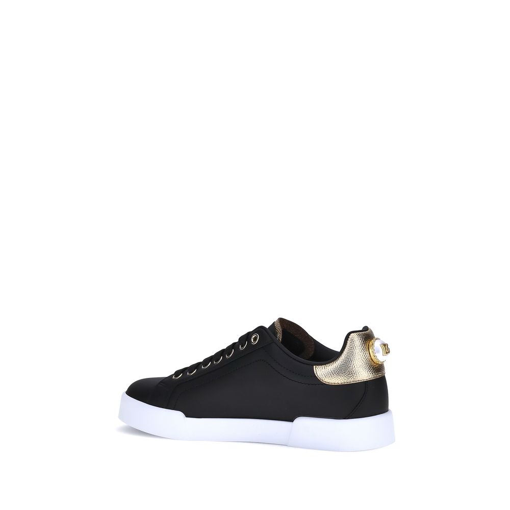 Leather Portofino Sneakers - Italian Crafted Low-Top Designer Footwear