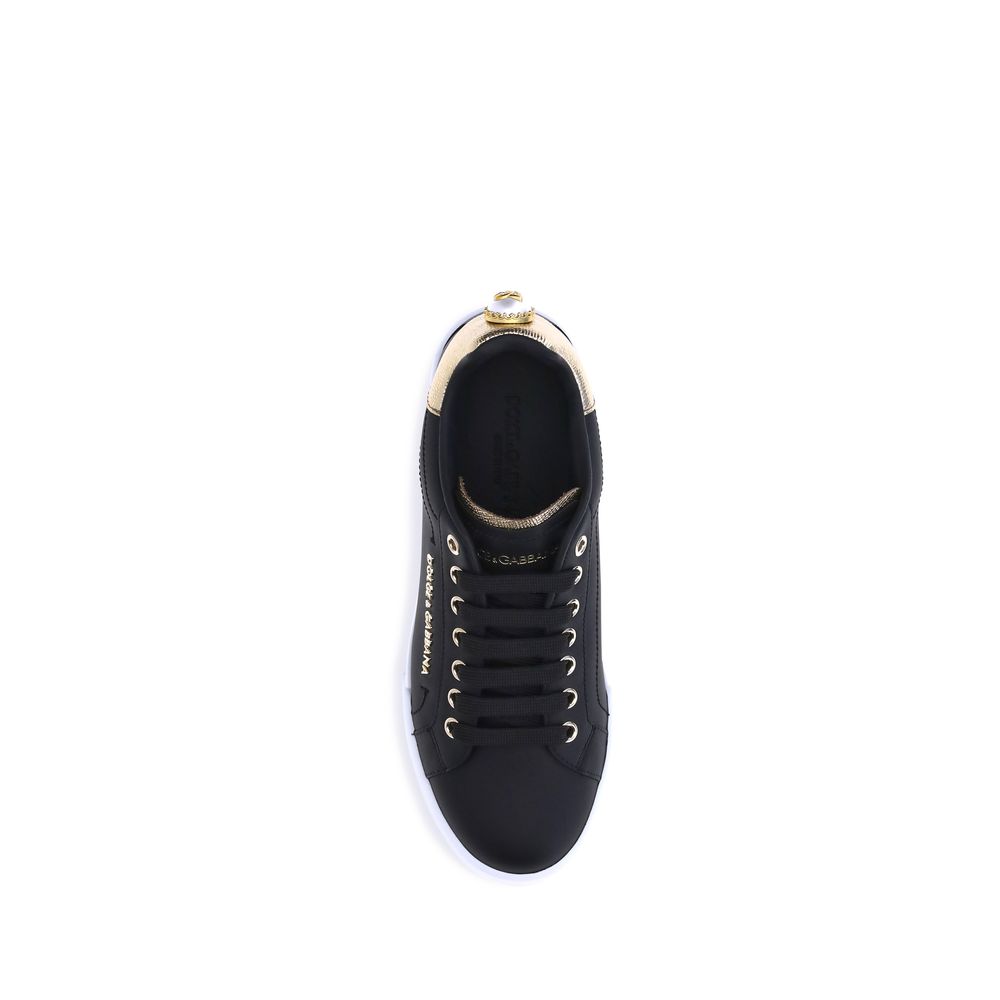 Leather Portofino Sneakers - Italian Crafted Low-Top Designer Footwear