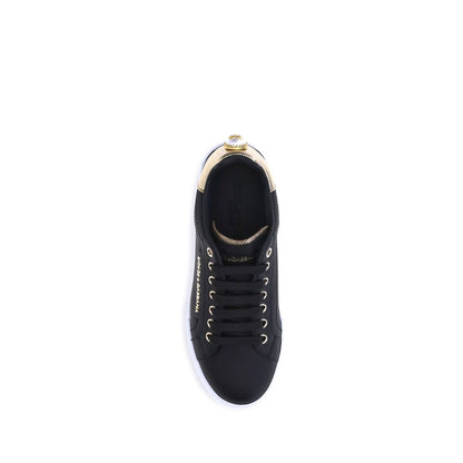 Leather Portofino Sneakers - Italian Crafted Low-Top Designer Footwear