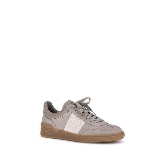 Leather Upvillage Sneakers with Signature VLogo Detail