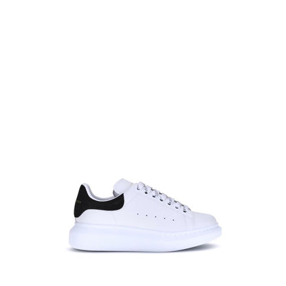 Leather Platform Sneakers with Studded Details
