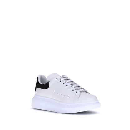 Leather Platform Sneakers with Studded Details
