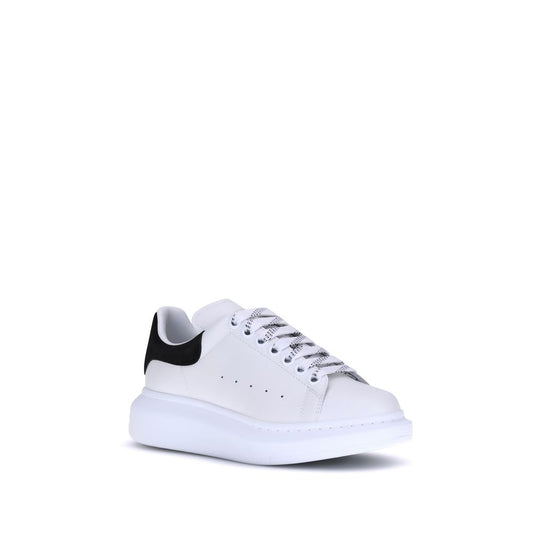 Leather Platform Sneakers with Studded Details
