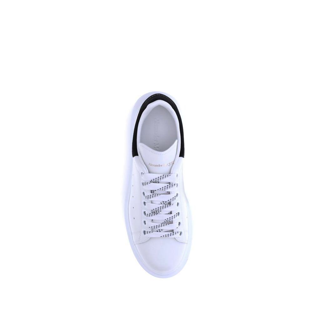 Leather Platform Sneakers with Studded Details