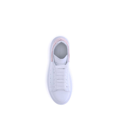 Leather Platform Sneakers with Logo Details