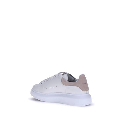 Leather Platform Sneakers with Studded Details