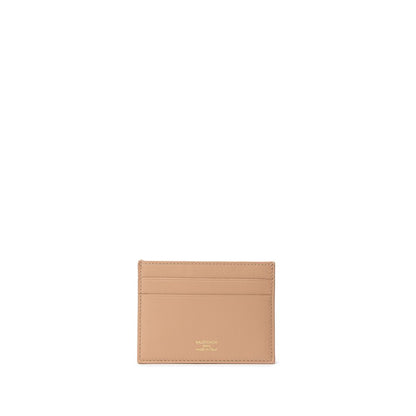 Balenciaga Beige Leather Card Holder