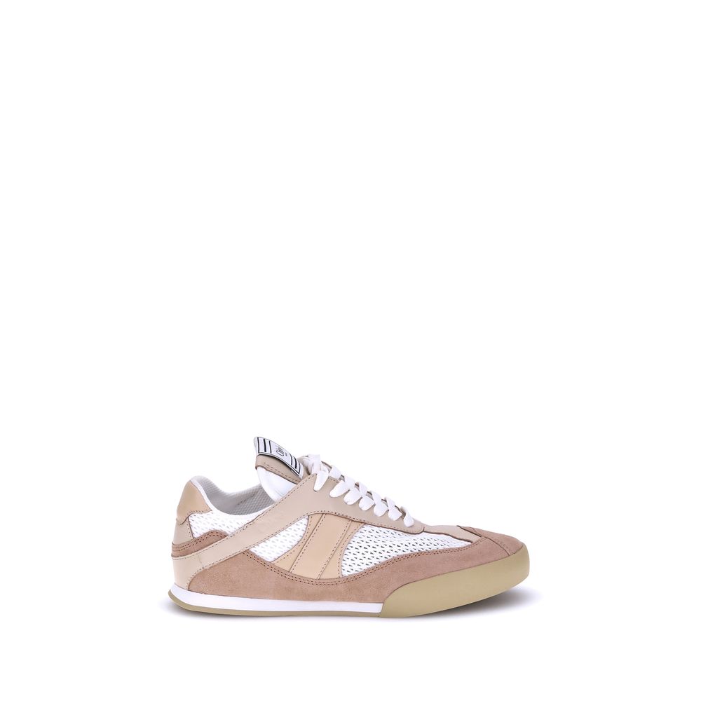 Mesh & Leather Kick Sneakers - Italian Crafted Luxury Footwear