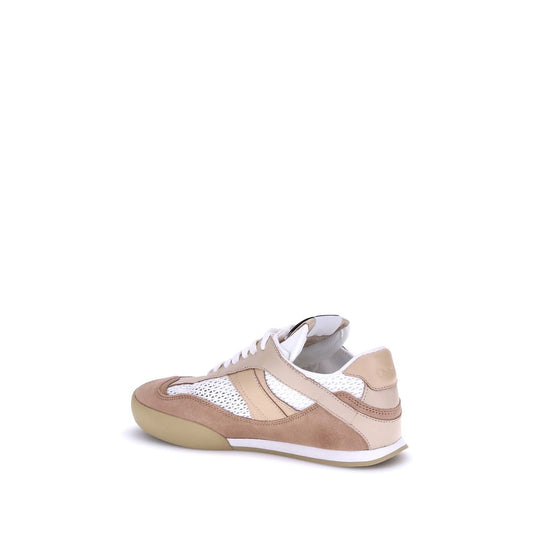 Mesh & Leather Kick Sneakers - Italian Crafted Luxury Footwear