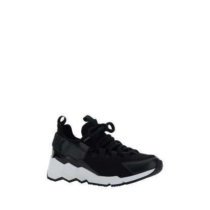 Trek Cosmetic Sneakers - Luxury Lace-Up Design with Textured Sole