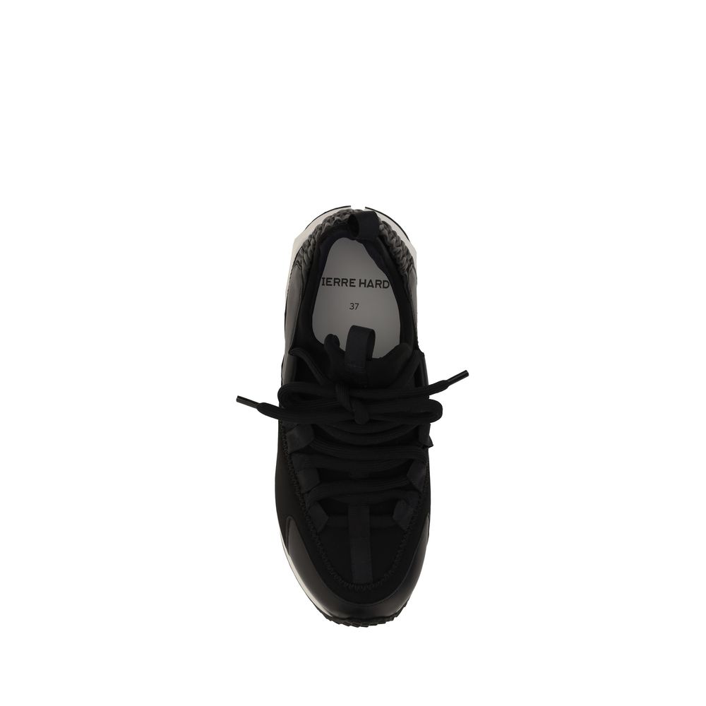 Trek Cosmetic Sneakers - Luxury Lace-Up Design with Textured Sole