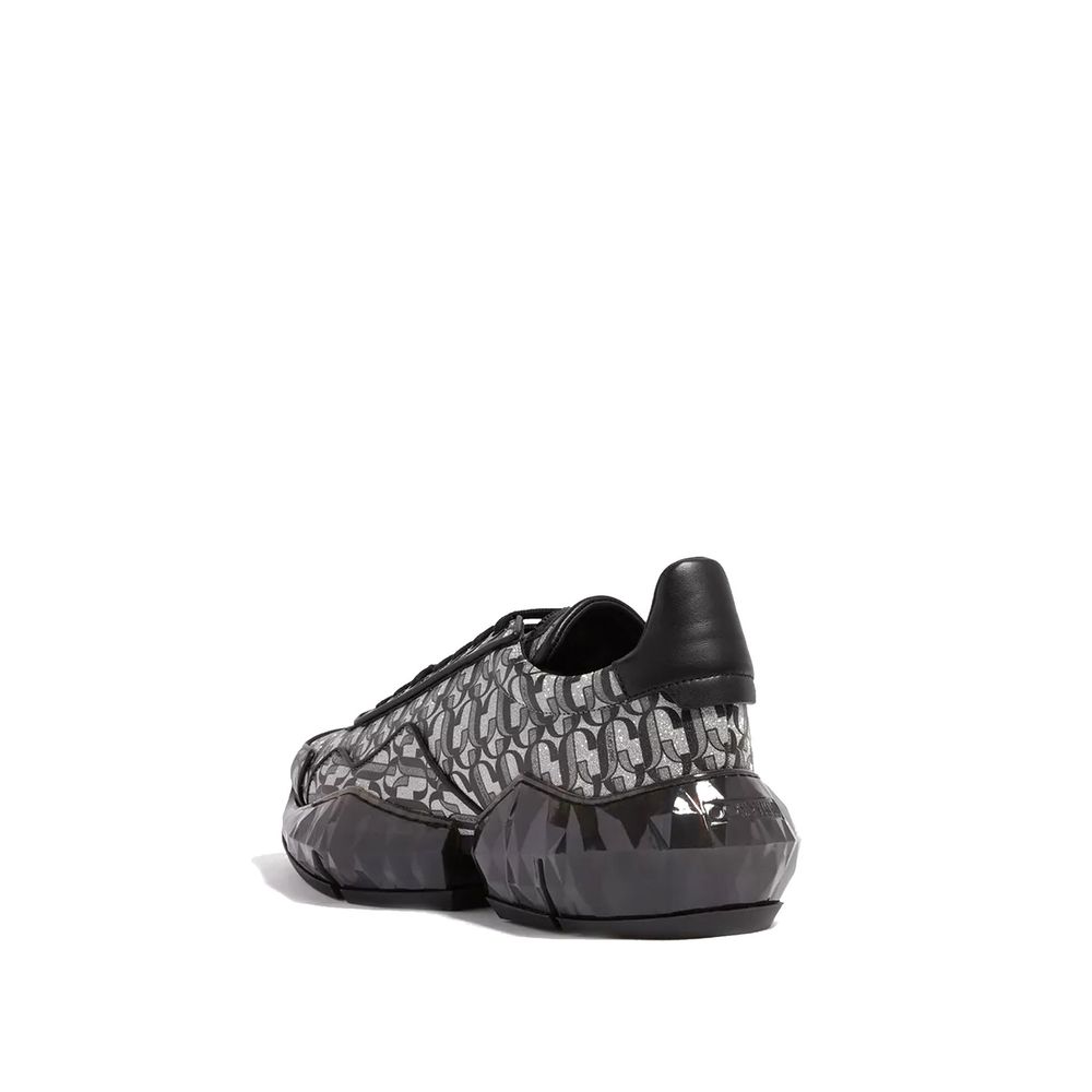 Diamond JC Monogram Glitter Leather Sneakers - Luxury Women's Footwear