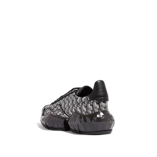 Diamond JC Monogram Glitter Leather Sneakers - Luxury Women's Footwear