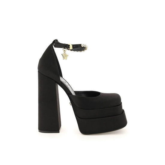 Silk Satin Platform Pumps