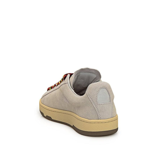 Italian Leather Curb Sneakers - Women's Low Top