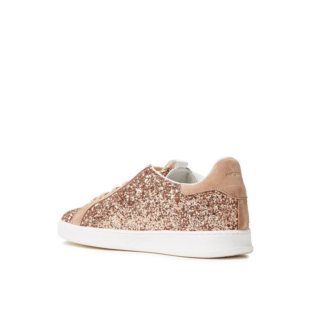Glittered Woven Sneakers - Italian Crafted Low Top
