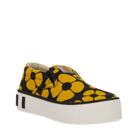 Marni Printed Slip-On Sneakers