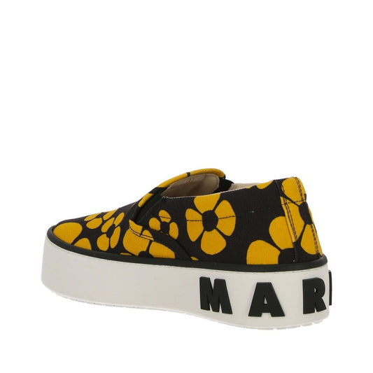 Marni Printed Slip-On Sneakers