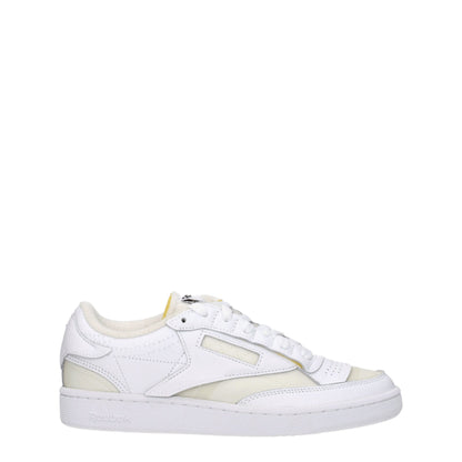 Maison Margiela White Fabric Low-Top Sneakers