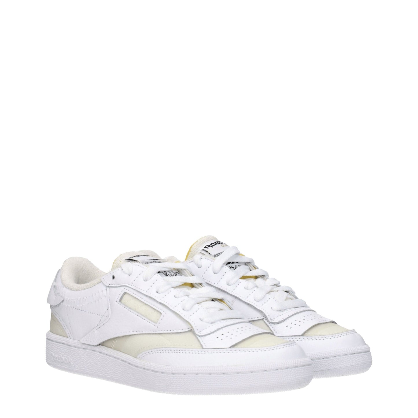 Maison Margiela White Fabric Low-Top Sneakers