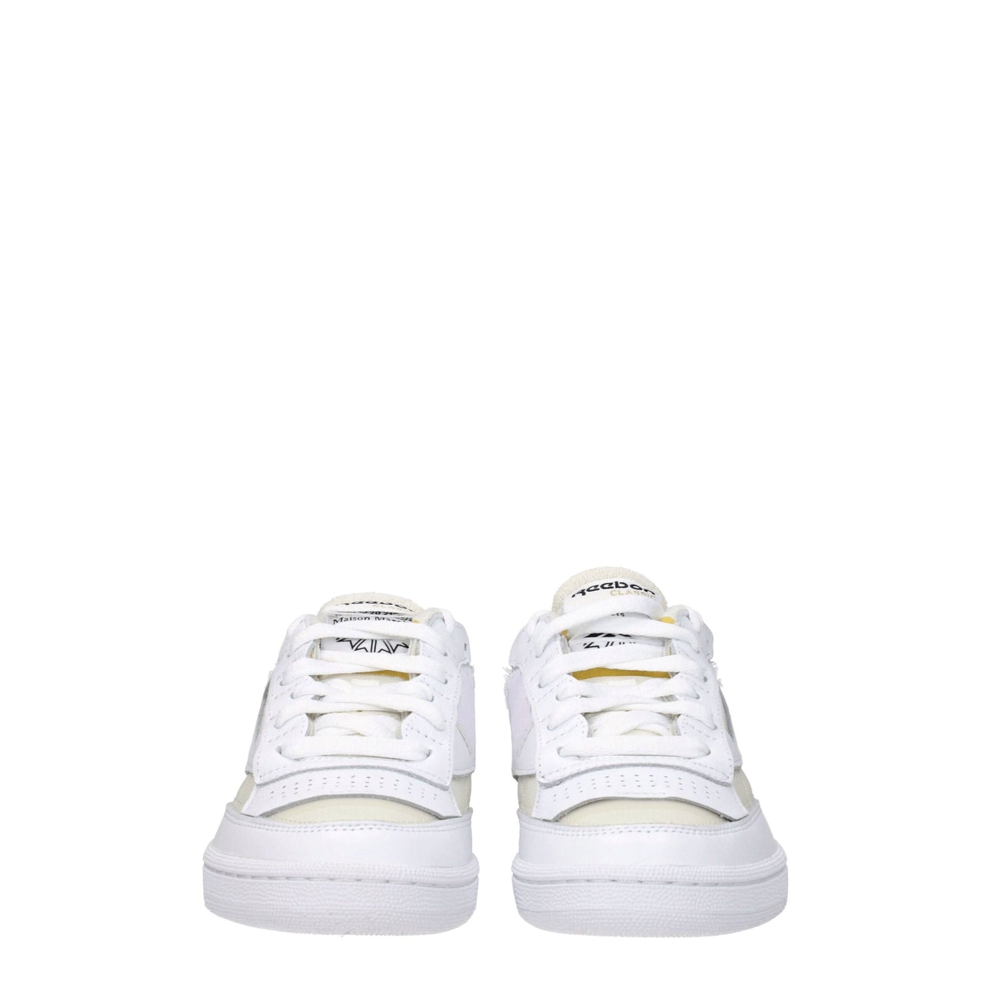 Maison Margiela White Fabric Low-Top Sneakers