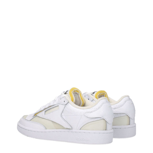 Maison Margiela White Fabric Low-Top Sneakers