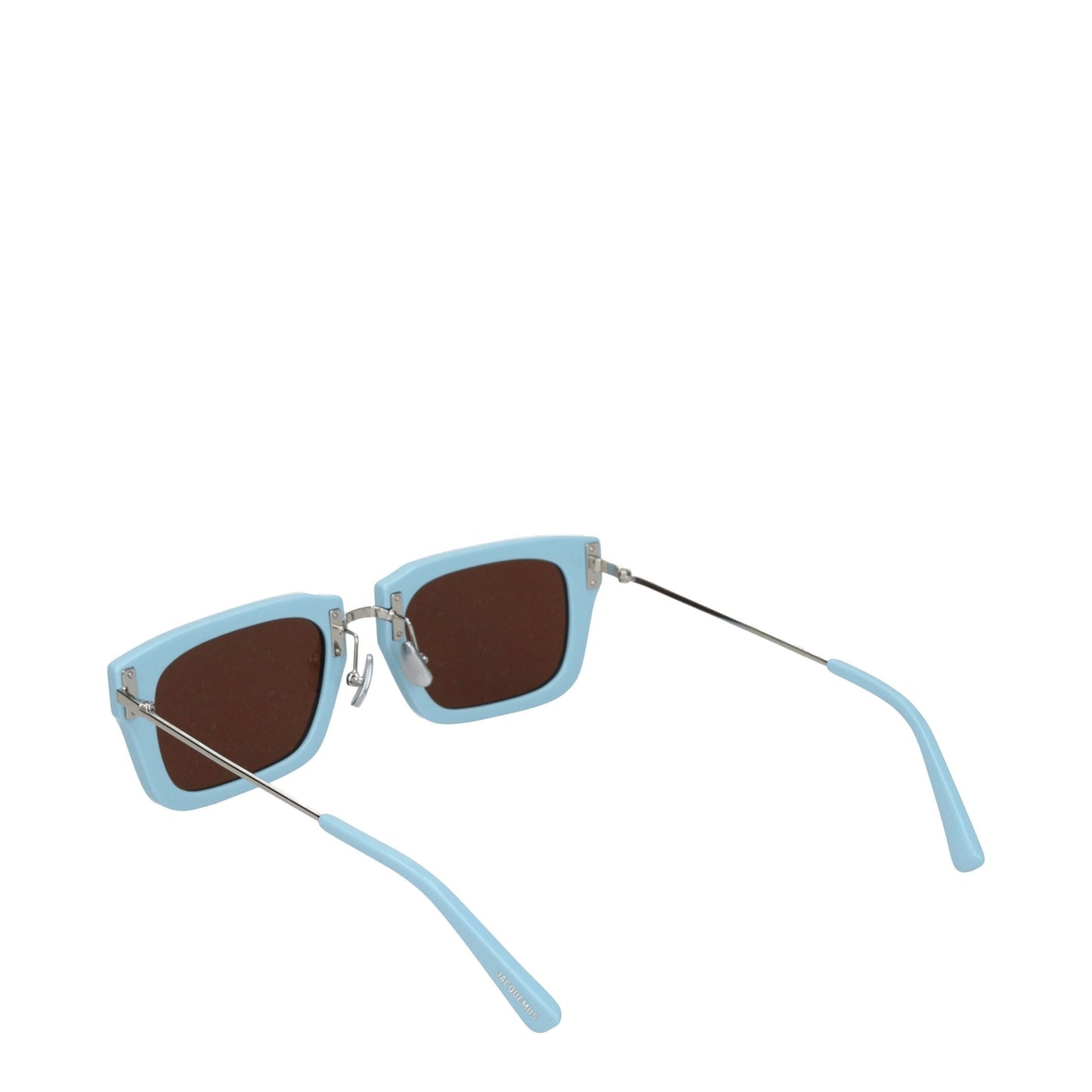 Acetate Square Frame Sunglasses - Light Blue Designer Eyewear