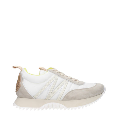Beige Fabric Low-Top Sneakers - Luxury Designer Footwear
