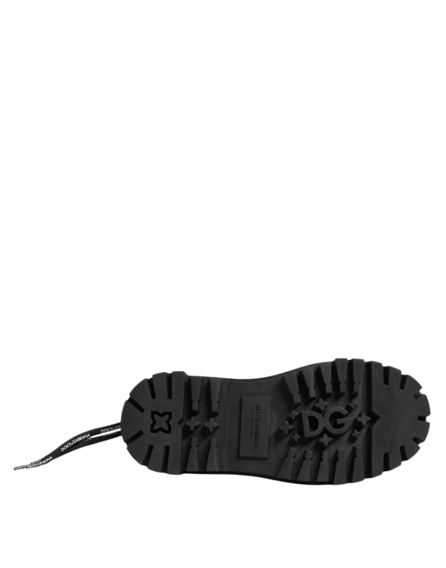 Dolce &amp; Gabbana Black Low-Top Lace-Up Trekking Sneakers