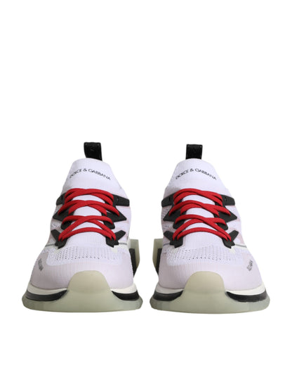 Dolce &amp; Gabbana White SORRENTO Sport Stretch Sneakers