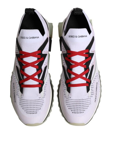 Dolce &amp; Gabbana White SORRENTO Sport Stretch Sneakers