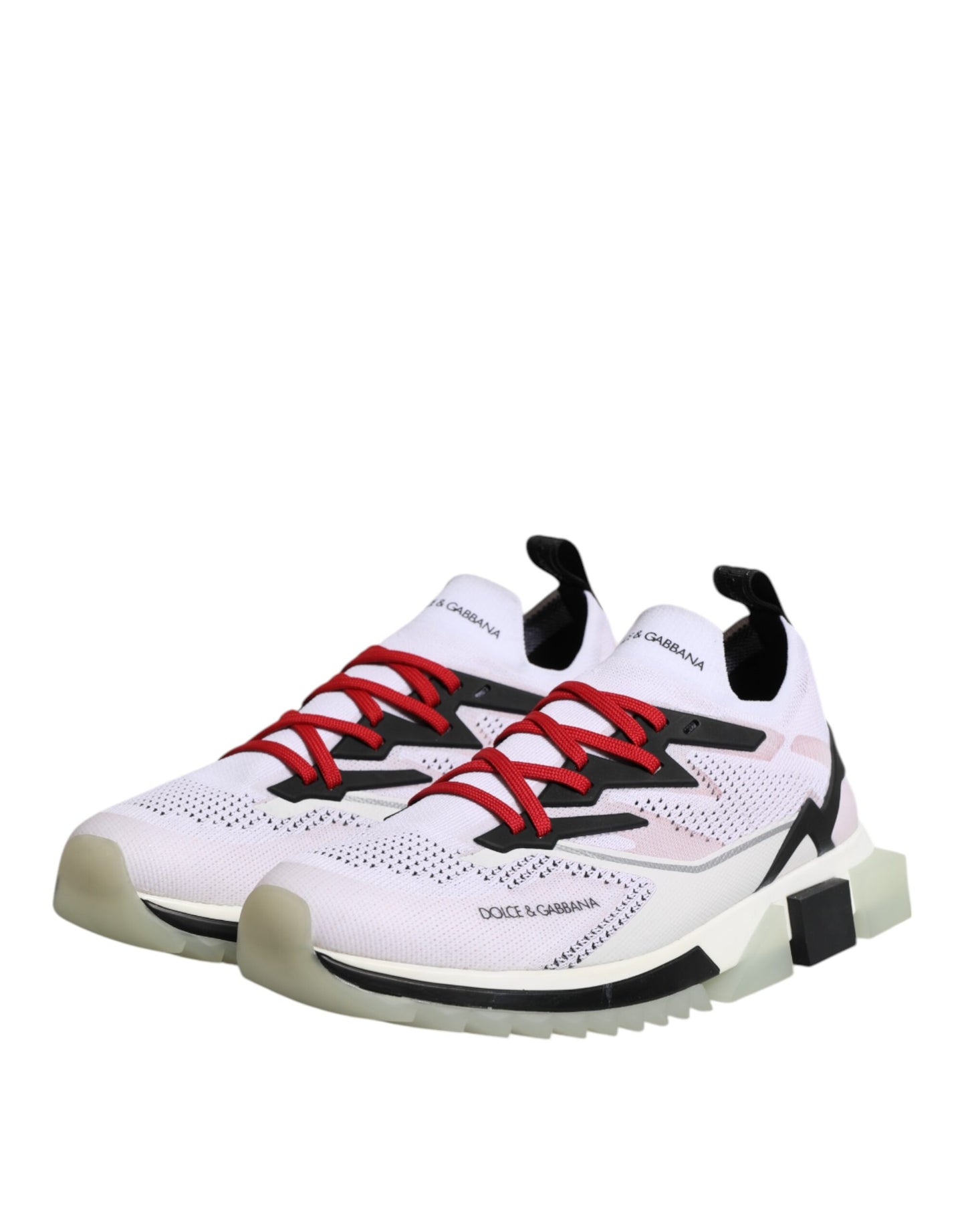 Dolce &amp; Gabbana White SORRENTO Sport Stretch Sneakers