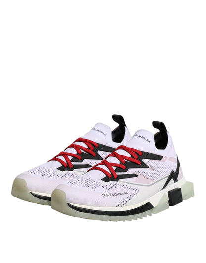 Dolce &amp; Gabbana White SORRENTO Sport Stretch Sneakers