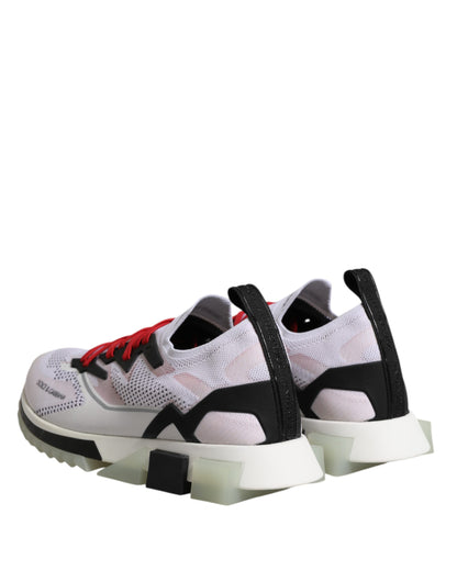 Dolce &amp; Gabbana White SORRENTO Sport Stretch Sneakers