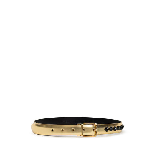 Dolce &amp; Gabbana Gold Leather Belt