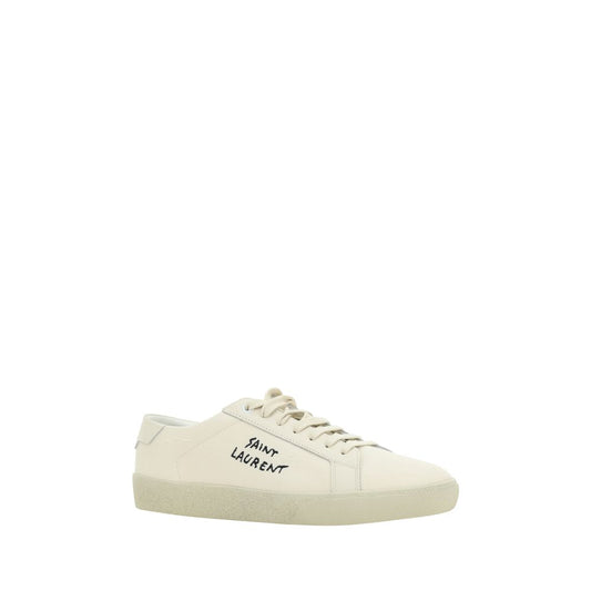 Cotton Sneakers with Embroidered Detail