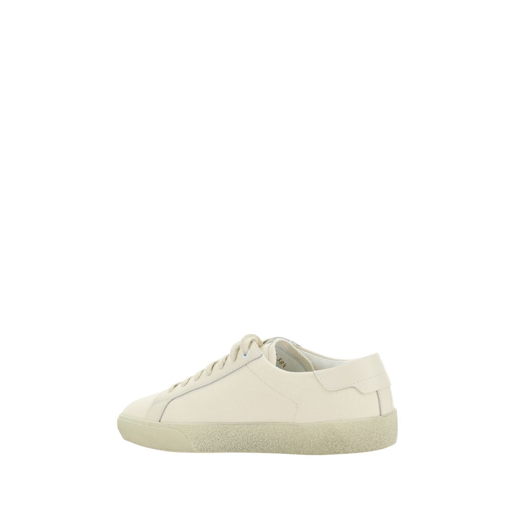 Cotton Sneakers with Embroidered Detail