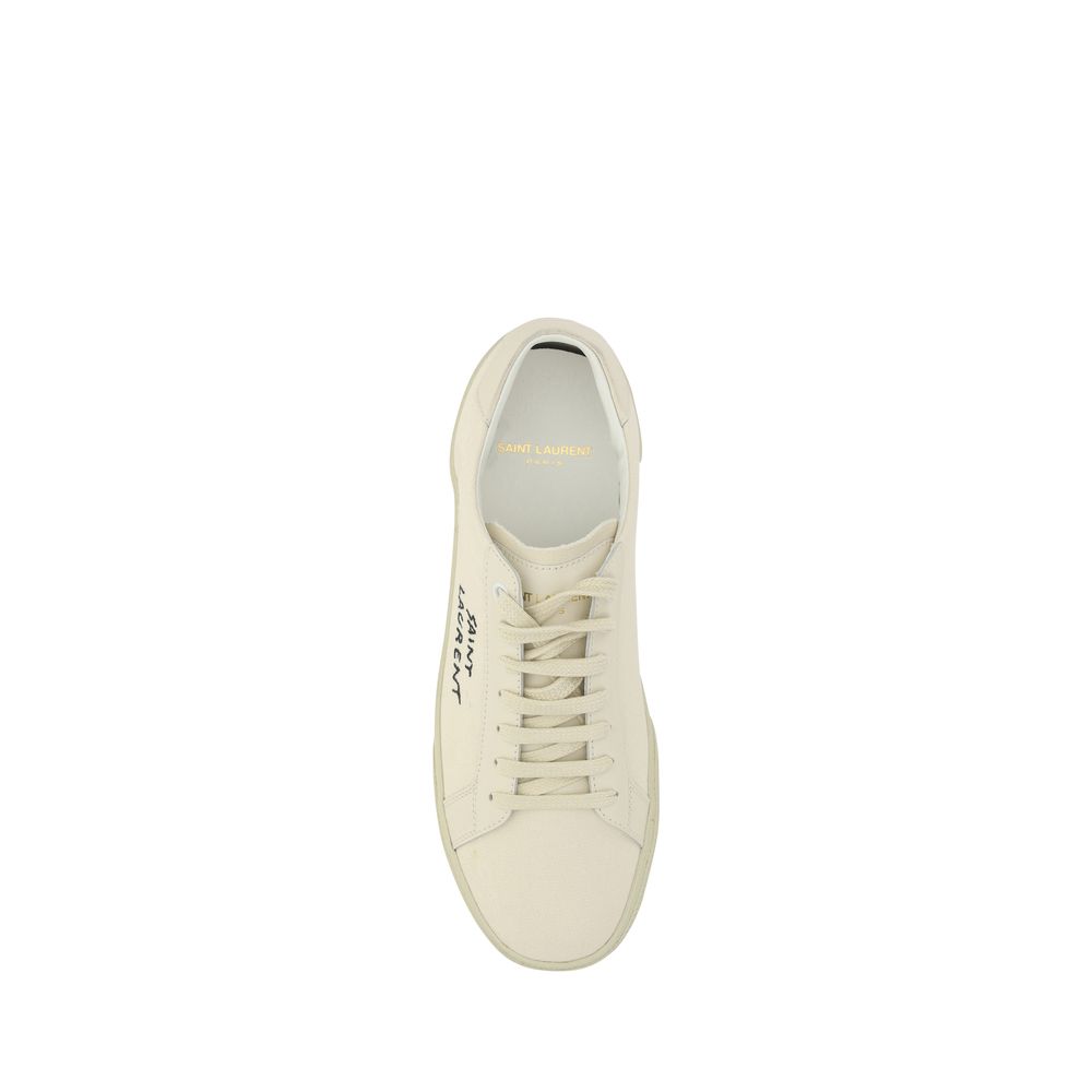 Cotton Sneakers with Embroidered Detail