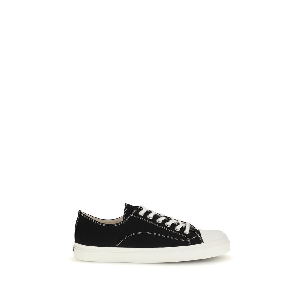 Canvas Low-Top Sneakers with Logo Detail