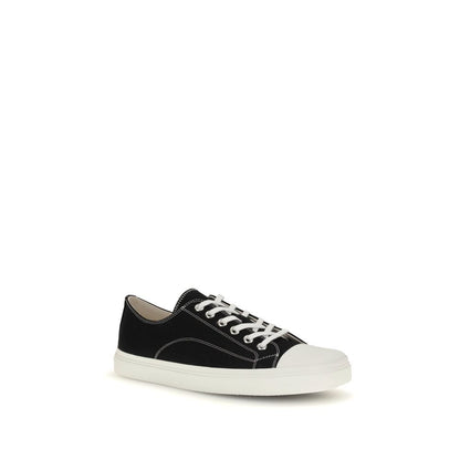 Canvas Low-Top Sneakers with Logo Detail