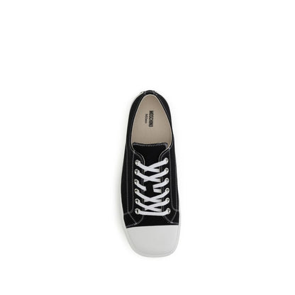 Canvas Low-Top Sneakers with Logo Detail