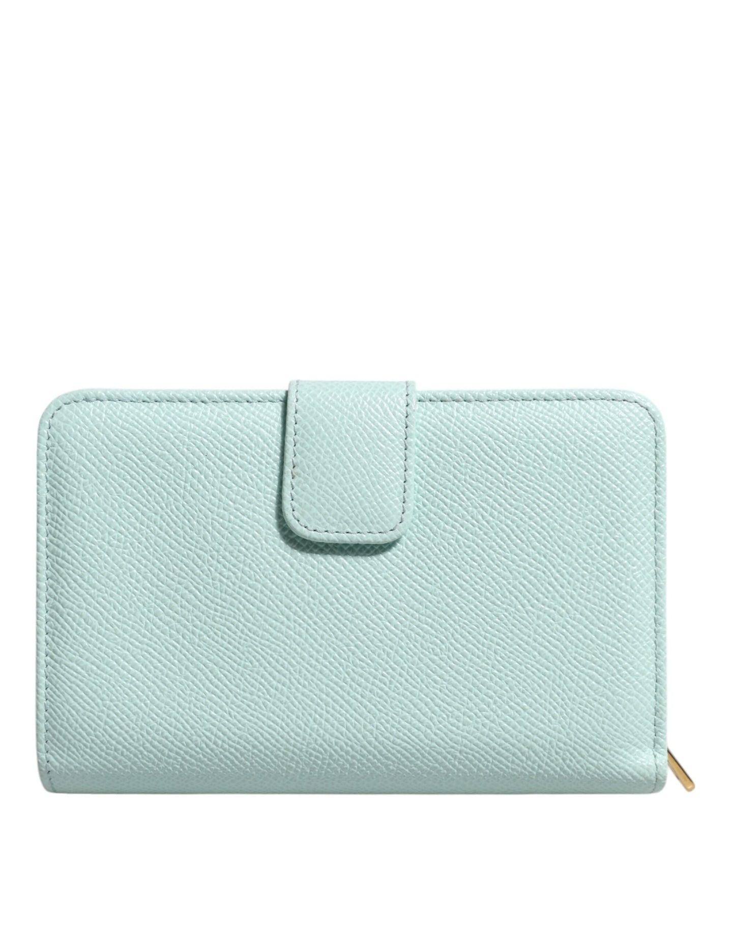 Dolce &amp; Gabbana Mint Green Leather Bifold Continental Clutch Wallet