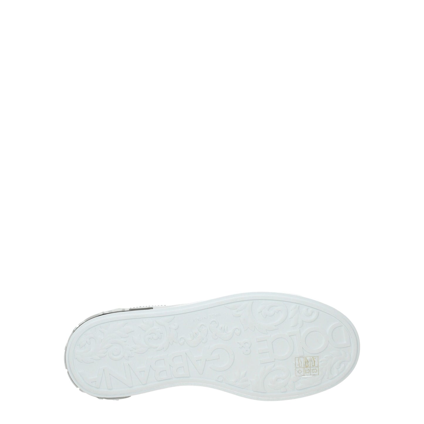 White Leather Low-Top Sneakers with Logo Details